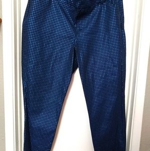 Metallic stretch Capri